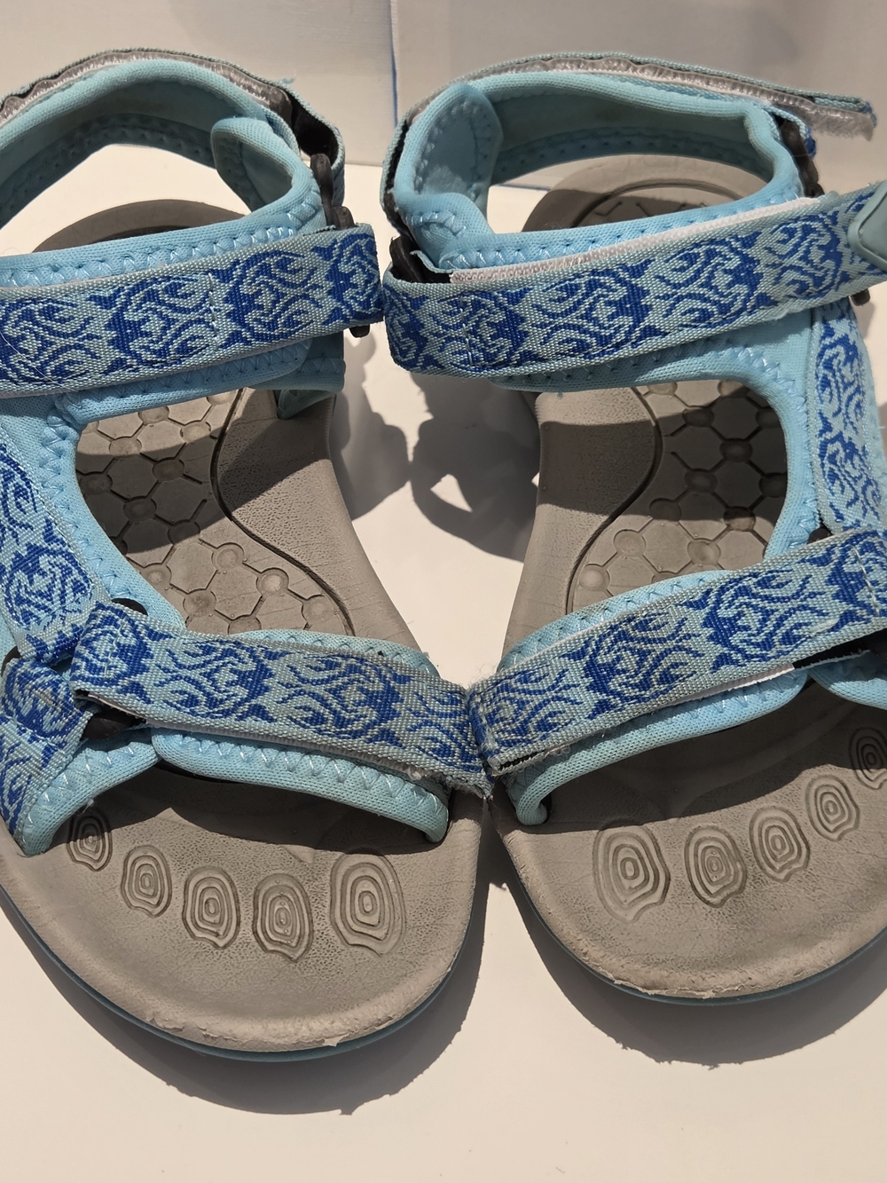 Dream Pairs Girls Sandals Size 4 Blue Big Kids Hiking Walking Outdoor Trails
